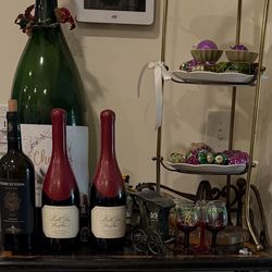 Restaurant decor big bottle