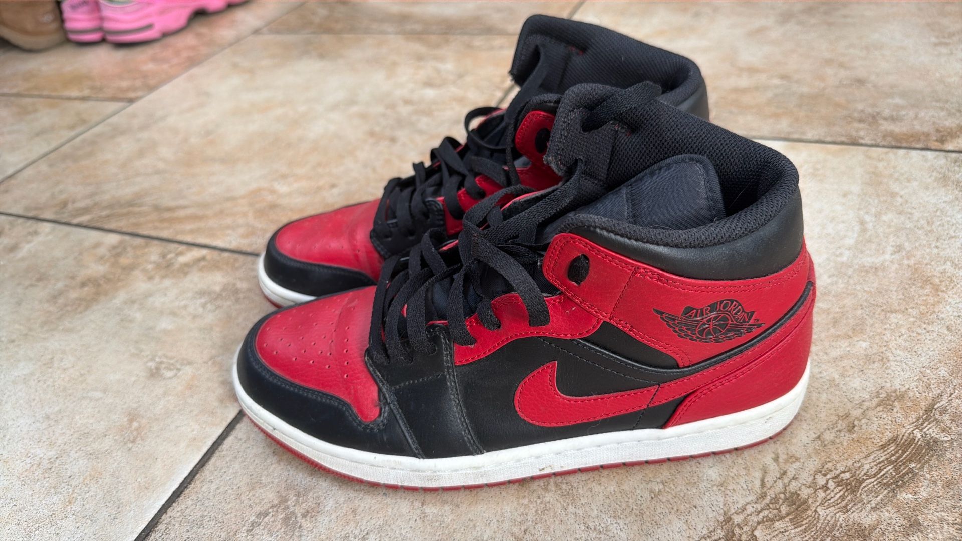 Air Jordan 1 Mid “Bred” – Size 10 – $75 OBO