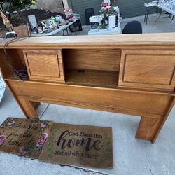 Oak Headboard Queen