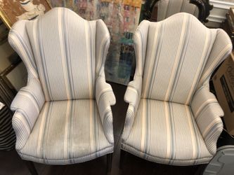 Pair of upholstered Arm Chairs