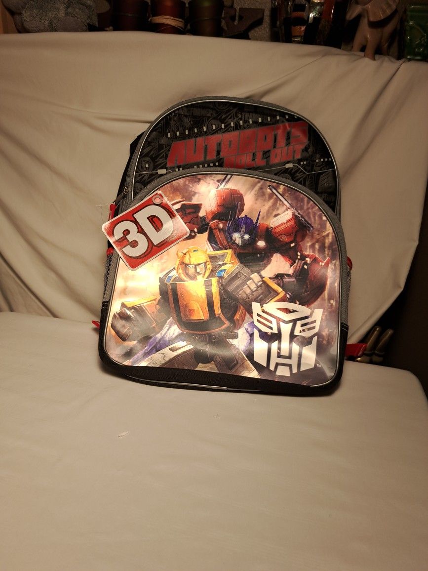 Transformer Autobots Roll Out Backpack 3D