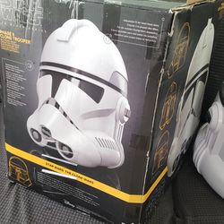 Star Wars Clone Wars Trooper Stormtrooper Helmet Movie Game Toy Jedi