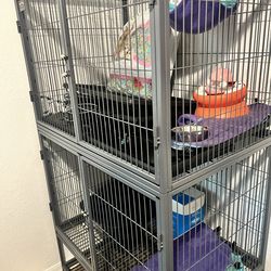 Fully loaded ferret nation cage