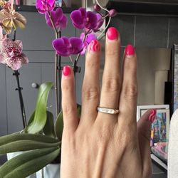 Mother Of Pearl Ring Size 8