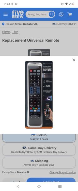 Universal remote