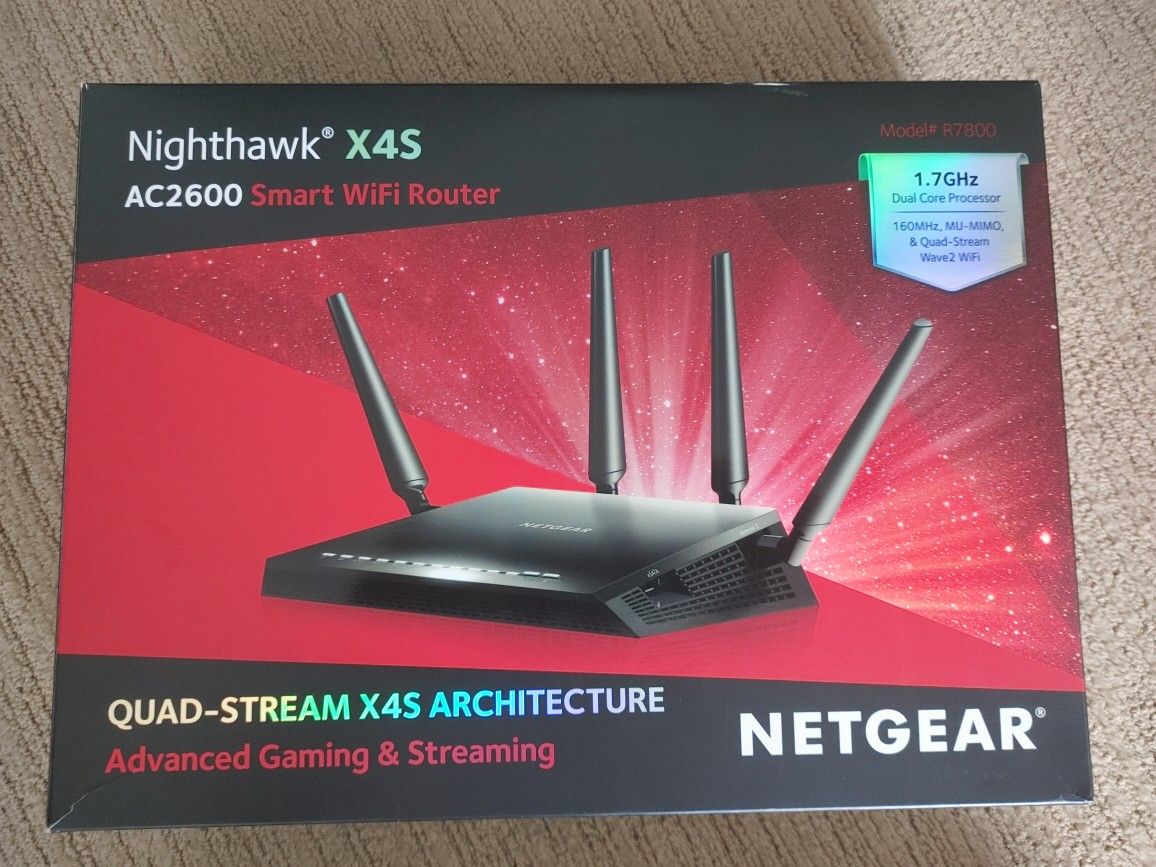 NETGEAR Nighthawk X4S Smart WiFi Router (R7800) - AC2600