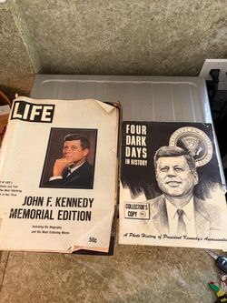BUNDLE: JFK Memorial Edition LIFE Magazine & Four Dark Days