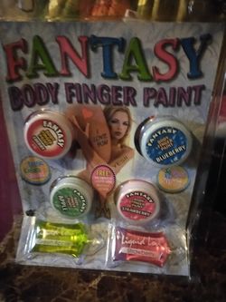 Body finger painting new opened
