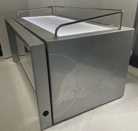 rare "Red Bull" mini fridge with locks