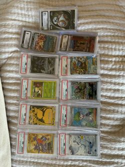 New & vintage Pokemon slabs psa cgc