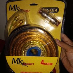 Mk Audio 4 Gauge Amp Kit Brand New In The Box