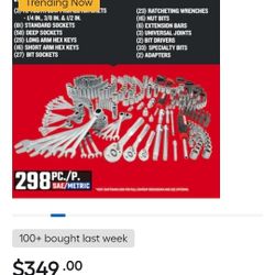 Craftsmans 298 Piece Tool Set 