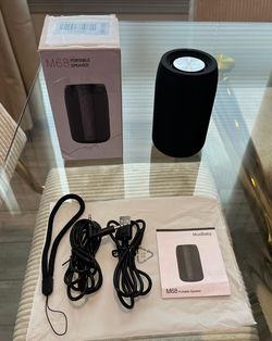 M68 Portable Bluetooth Speaker, 12W, IPX5, FM, USB/AUX,
