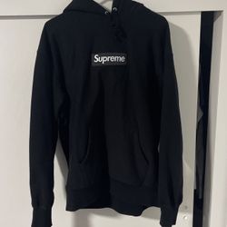 Supreme Box Logo Hoodie Black Size M 2021