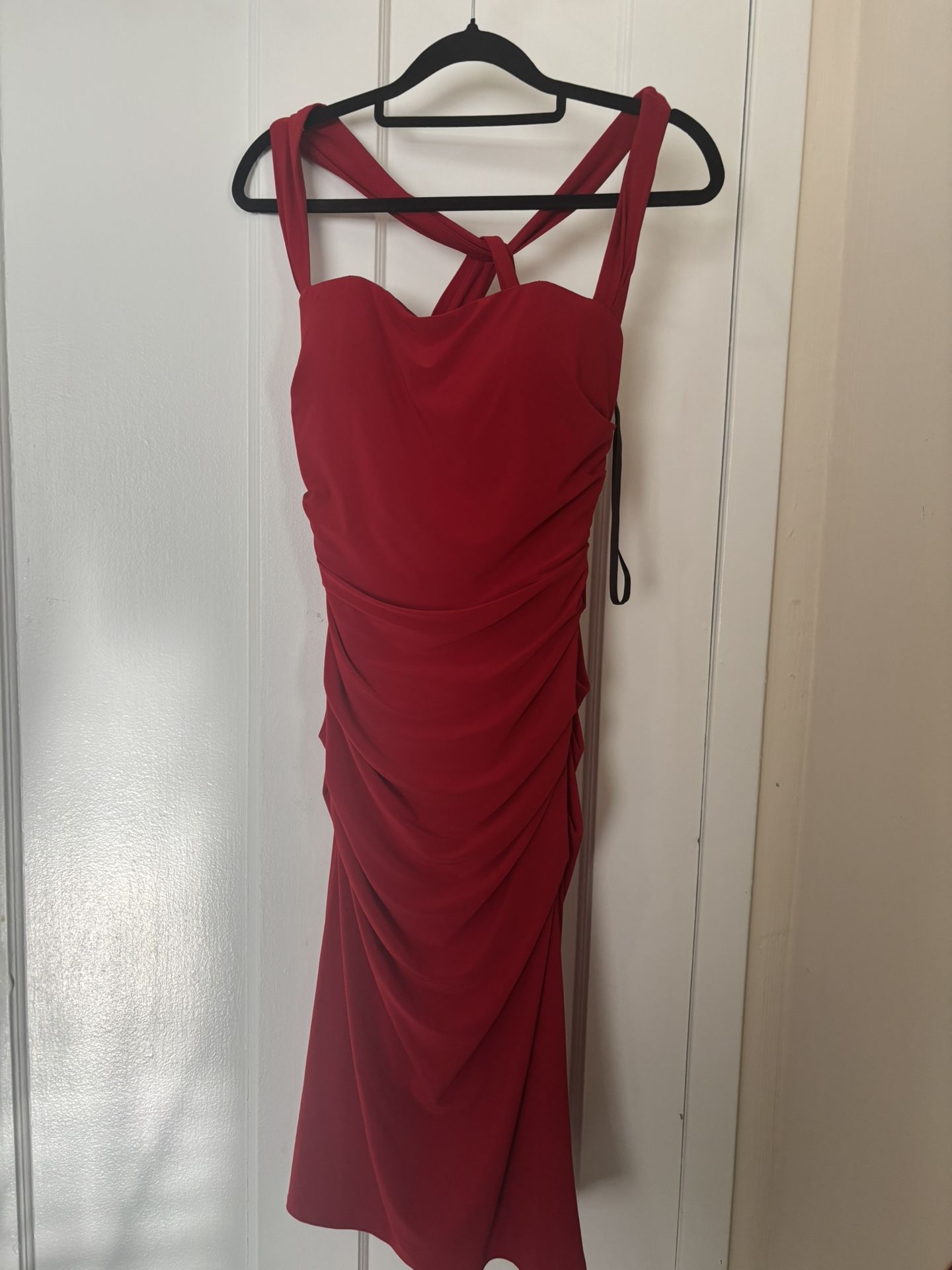 Red Bodycon Dress Size 2