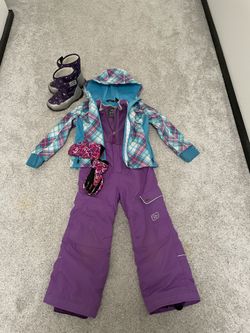 Full Set Snow Suite With Boots And Gloves