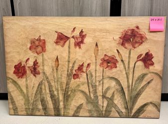 Cheri Blum Floral Canvas Wall Art 24x35.5