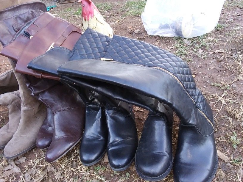 6 PAIRS BOOTS
