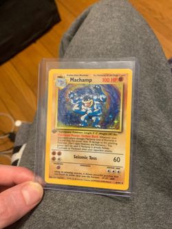 Machamp 1st Edition Rare🔥