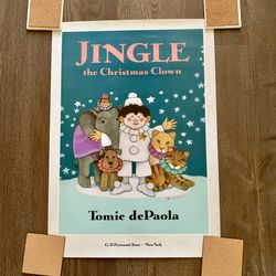 Vintage Poster Print “ Jingle The Christmas Clow” 1992