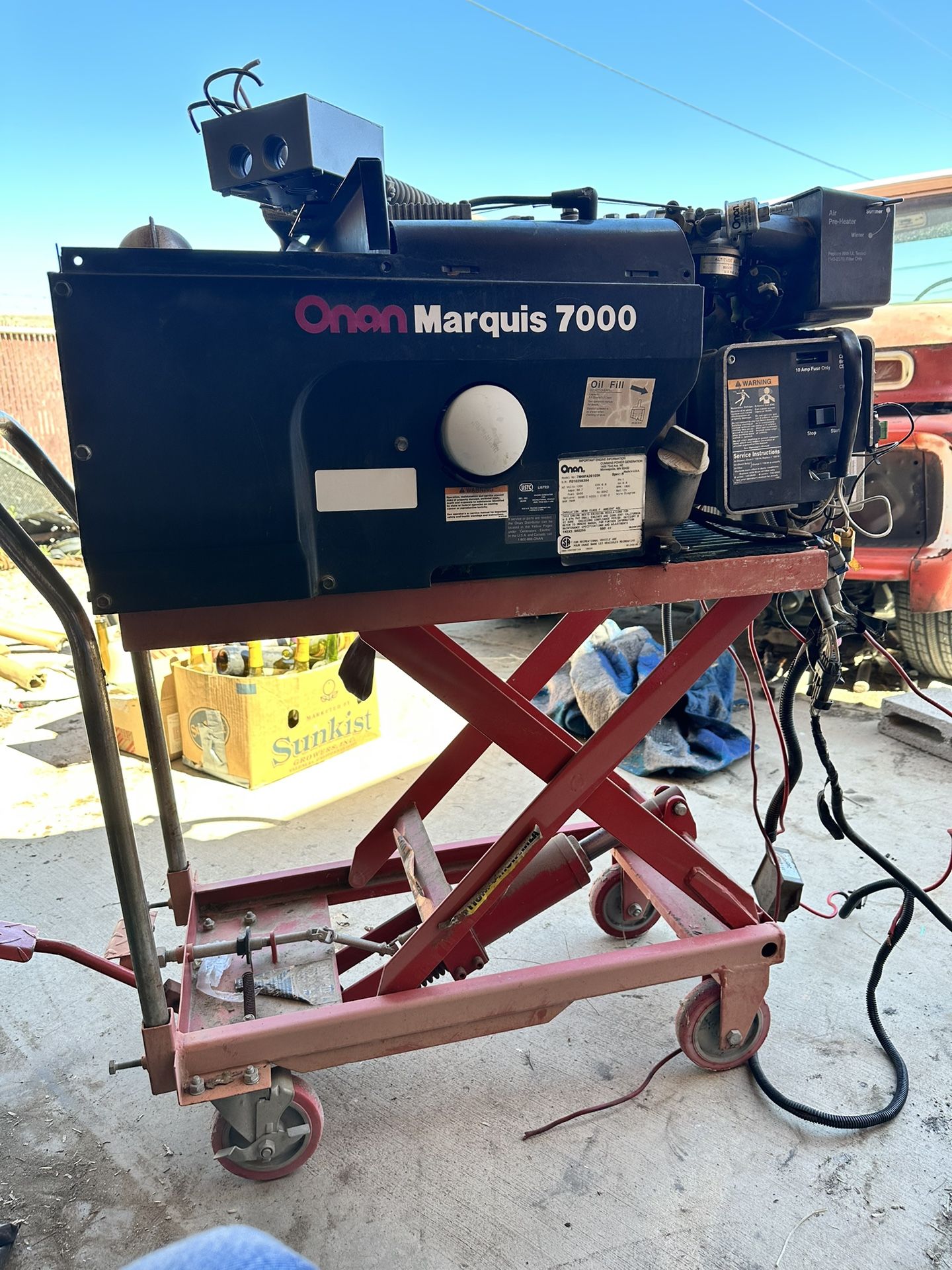 Onan 7000 Marquis Generator
