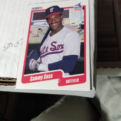 1990 Fleer Sammy Sosa Rookie Card.