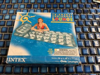 Intex 18 pocket Suntanner Lounge