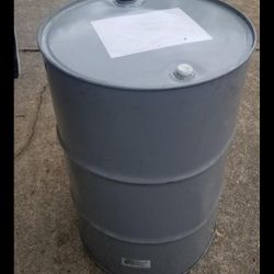 Empty Drum 55galon Barrel In Good Condition 