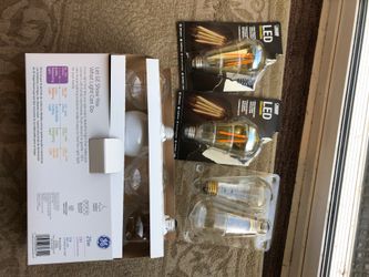 Light bulbs. Some LED