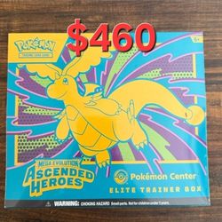 Ascended Heroes Pokemon Center Elite Trainer Box Sealed New