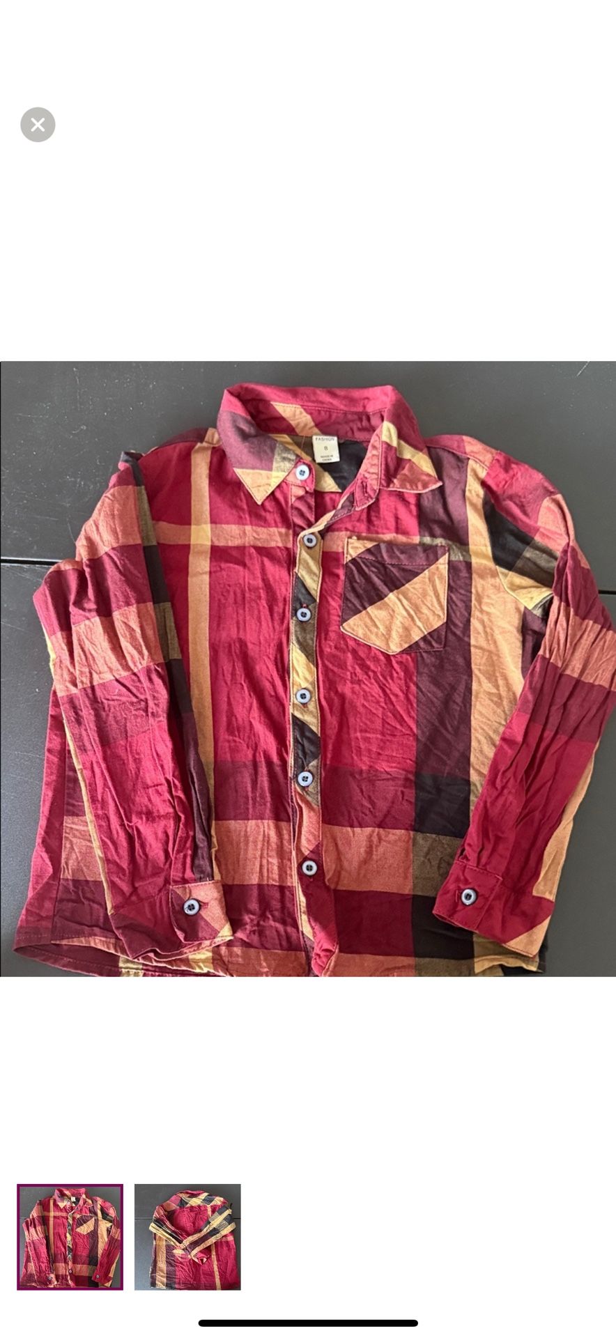 Vibrant Plaid Long Sleeve Shirt