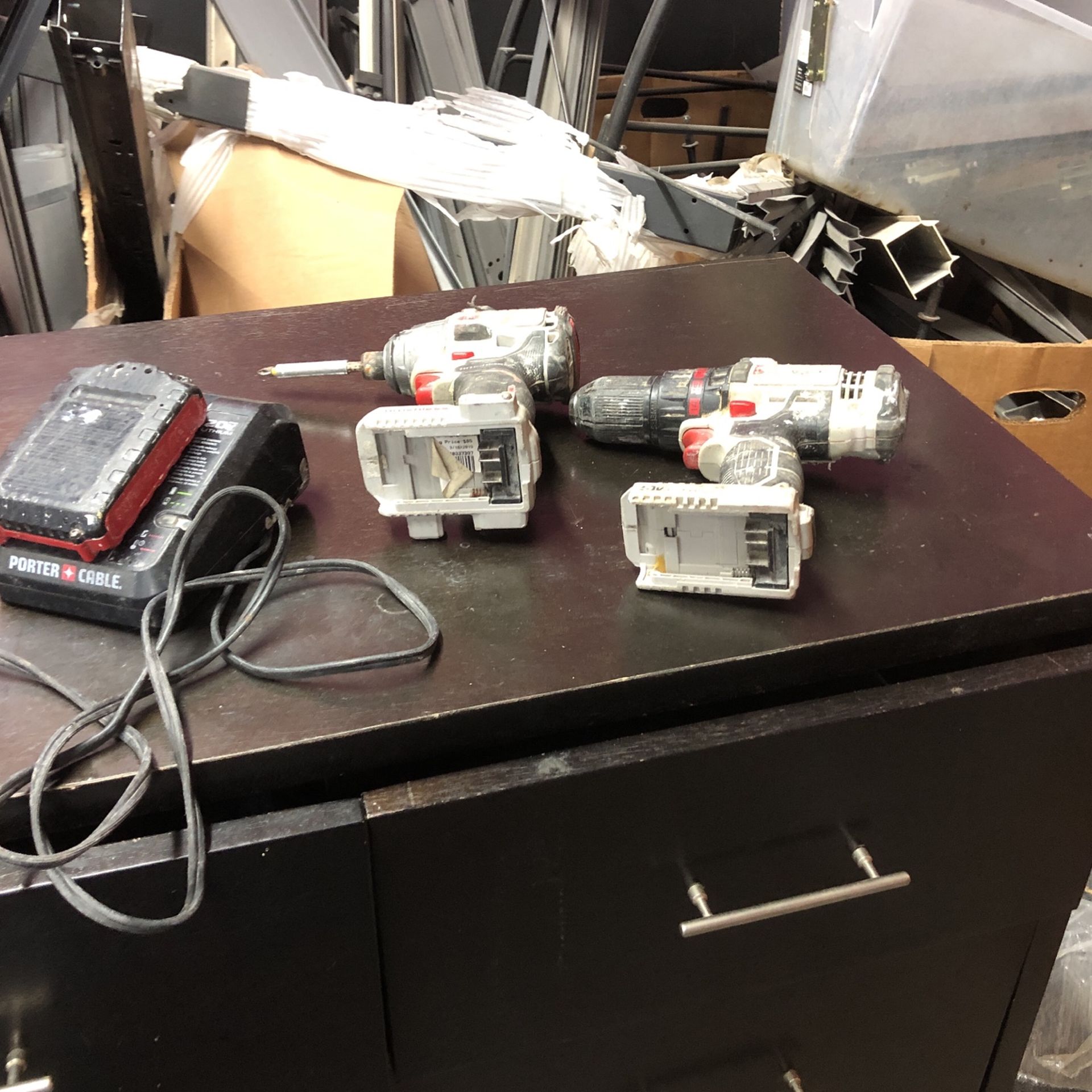 Porter Cable 2 Drills With Charger