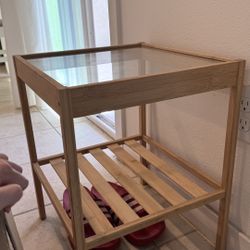 ikea nightstand/side desk