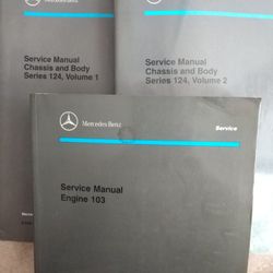 Mercedes-Benz 1986 To 1992 Complete Service Manual Set