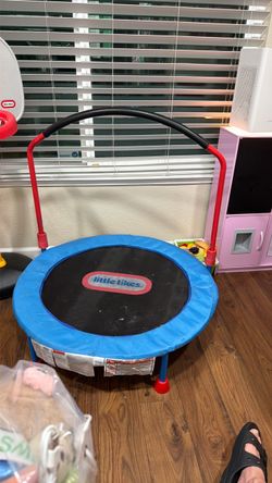 Little Tikes Kids Indoor Trampoline with Handle