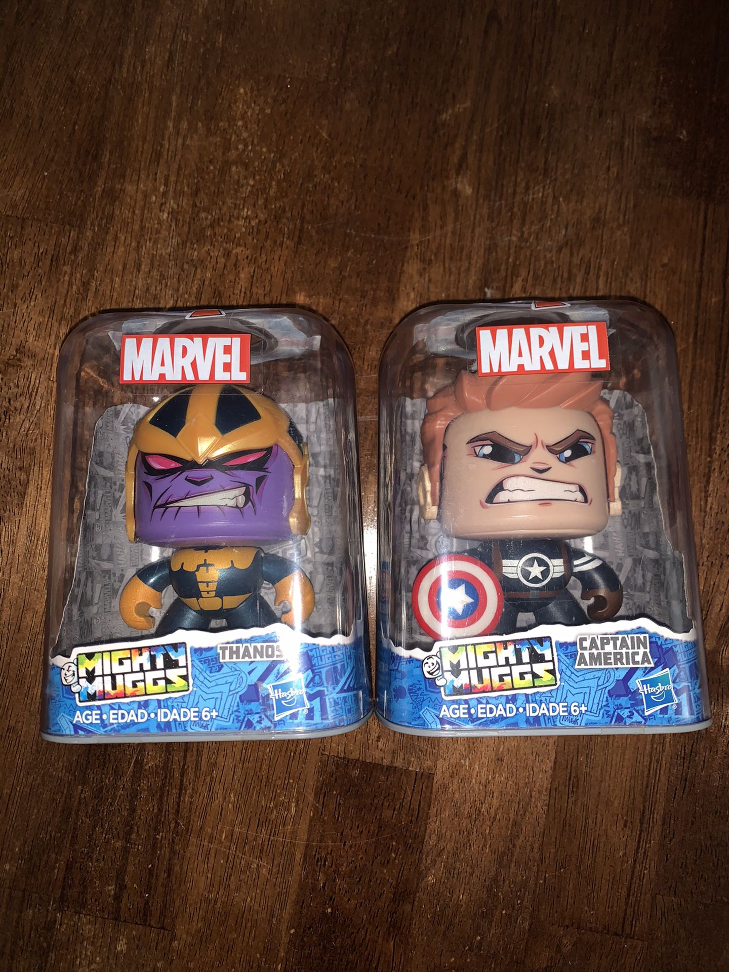 Marvel Mighty Muggs Thanos Captain America Hasbro NEW