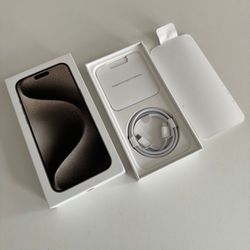 Apple iPhone 15 Pro Max Box Only and USB 