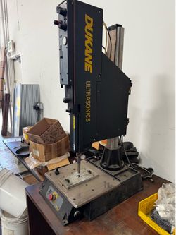 2 Dukane 20kHz 1700 watt ultrasonic welders