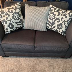 Sofa & Loveseat W/ Accent Pillows Reversible Design, Ashley Furniture 