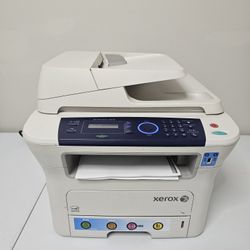 Xerox WorkCentre 3210 laser multifunction printer – works, broken lid
