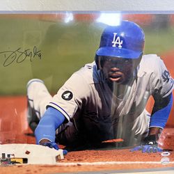 Dee Gordon Signed 16x20 W/ PSA