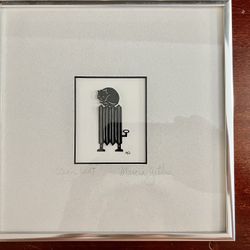 Original Hand Cut Paper Art By Artist Marcia Guthrie Signed 