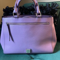 Dooney & Bourke Zip Satchel In Lavender 