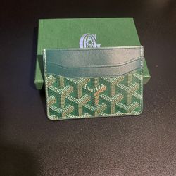 Goyard Saint Sulpice Card Holder - Green