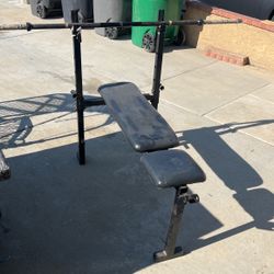 Weight Bench & Bar