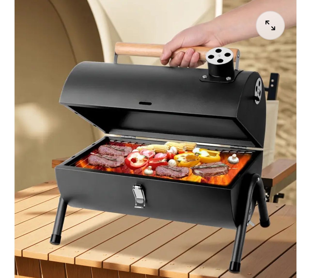 Portable Charcoal Grill – Compact & Easy to Carry