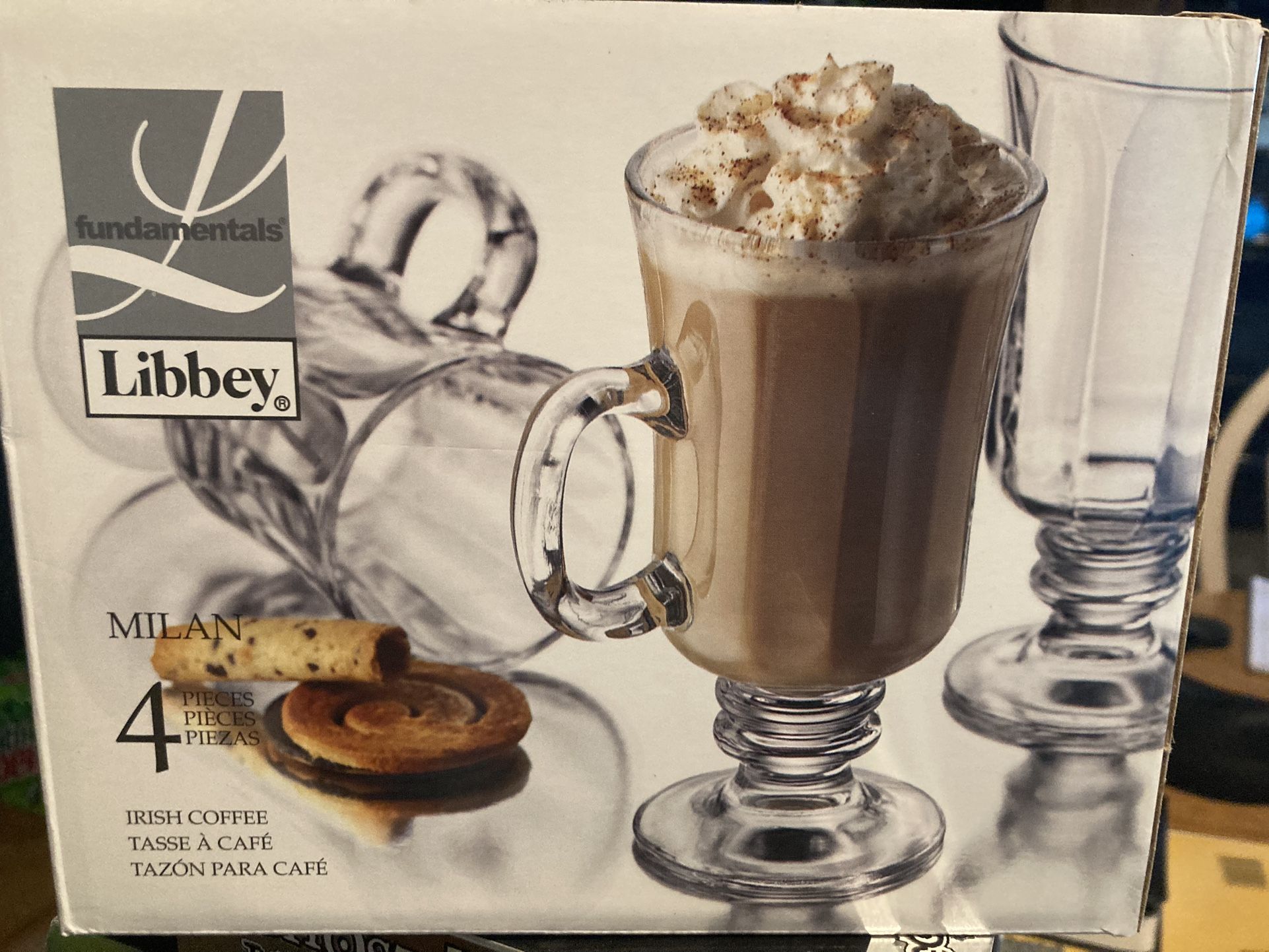 Libbey Milan Irish Coffee Glasses 4