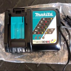 Unused Brand New Makita Battery Charger Dc18rc
