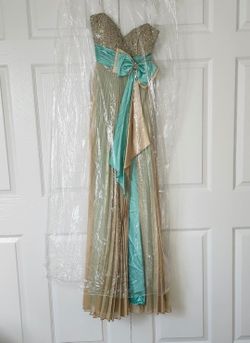 Sequined Sweetheart Pleated Prom Formal
pageant Gown