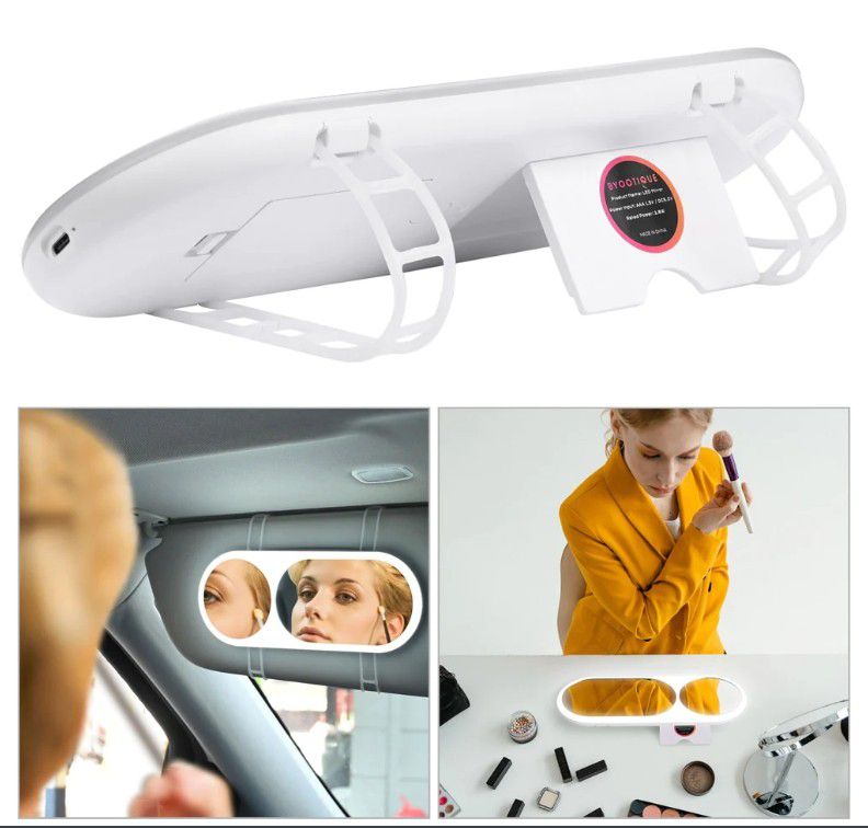 Byootique Visor Mirror Car Vanity Mirror with Light & 3X Magnifying - Spring Clearance Sale - Mother's Day Sale